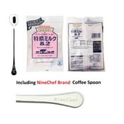 NineChef Brand Spoon Plus UHA Mikakuto Tokuno Milk 8.2 Candy 3.7oz ( 3 Bag) , product Japan