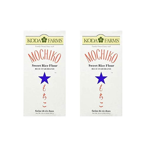 NineChef Bundle - Mochiko (Sweet Rice Flour) - 16oz [Pack of 1] (2 Pack) + 1 NineChef Brand Long Handle Spoon