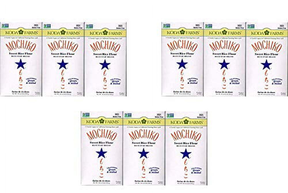 NineChef Bundle Mochiko Sweet Rice Flour (Pack of 3) (3 Pack) + 1