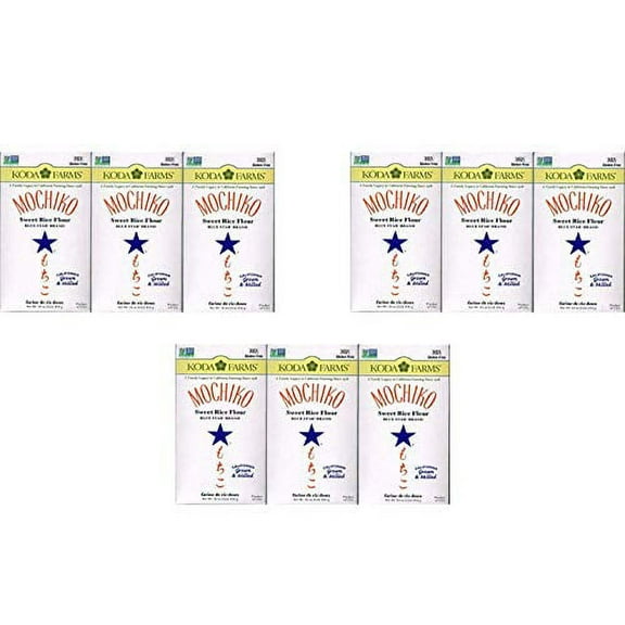 NineChef Bundle - Mochiko Sweet Rice Flour (Pack of 3) (3 Pack) + 1 NineChef Brand Long Handle Spoon