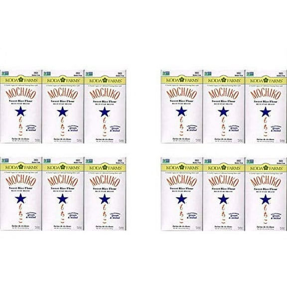 NineChef Bundle - Mochiko Sweet Rice Flour (Pack of 3) (4 Pack) + 1 NineChef Brand Long Handle Spoon