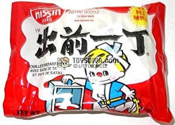 NineChef Bundle - Nissin Instant Noodle Original Favor (Pack of 12) Each: 3.5oz (100g) + 1 NineChef ChopStick