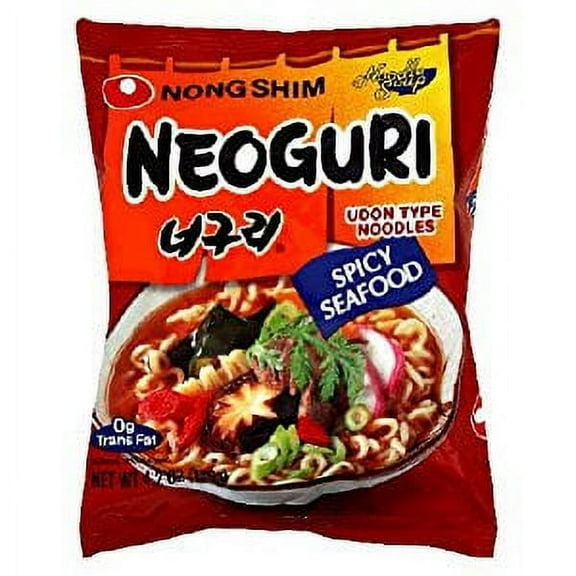 NineChef Bundle - Nong Shim Neoguri Udon Instant Noodles 4.23-Ounce Packages (Pack of 20)+ 1 NineChef ChopStick