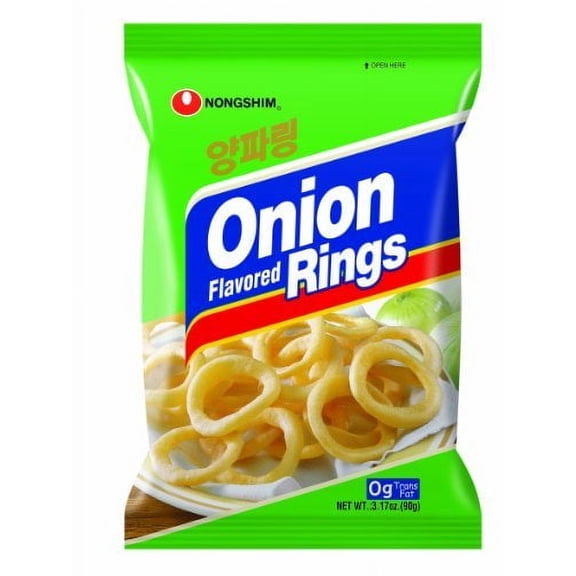 NineChef Bundle - Nongshim Onion Rings 3.17 Ounce Packages (Pack of 20)+ 1 NineChef ChopStick