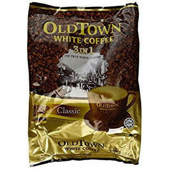NineChef Bundle - OLD TOWN 3 in 1 Classic White Coffee 21.2 Ounce+ 1 NineChef Coffee Spoon
