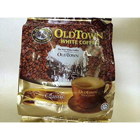 NineChef Bundle - OLD Town (3 in 1)- Taste Premix Classic White Coffee- Dont Need Creamer & Sugar-make Your Life Easier - (35g - 40g) /Stick (Classic)+ 1 NineChef Coffee Spoon