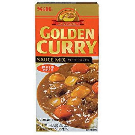 NineChef Bundle - SB Golden Curry Mild 3.5-Ounce Units (Pack of 12)+ 1 NineChef ChopStick