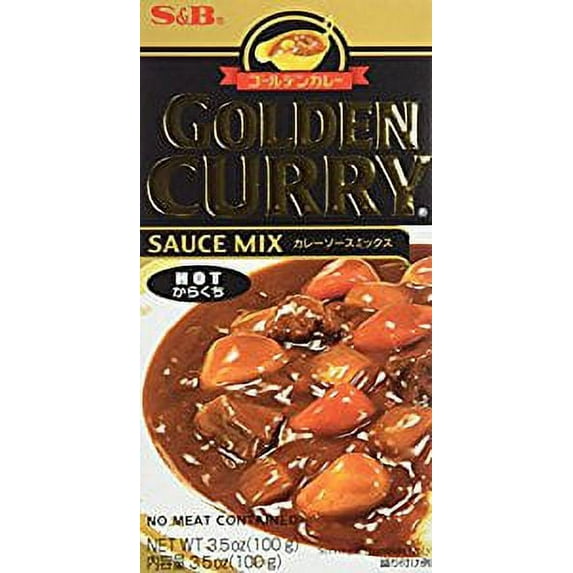 NineChef Bundle - SB Golden Curry Sauce Mix - Hot - 12 Boxes (3.5 oz ea)+ 1 NineChef ChopStick
