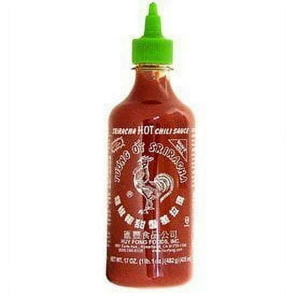 NineChef Bundle - Sriracha Chilli Sauce 28oz + 1 NineChef Brand Long Handle Spoon