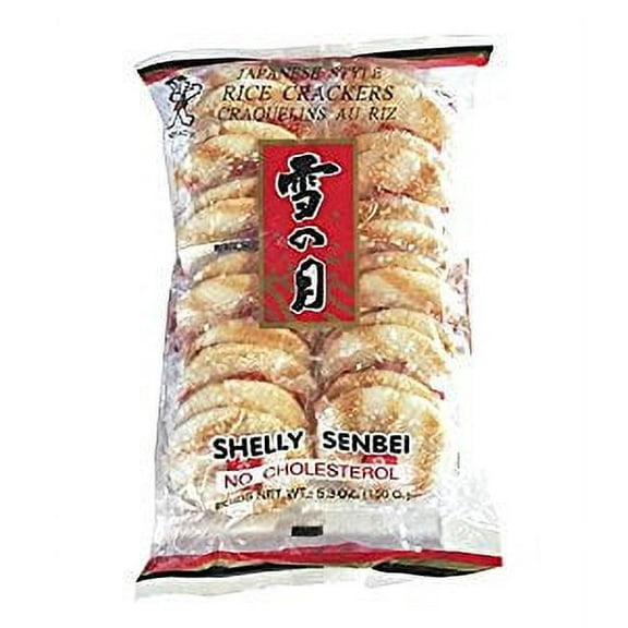 NineChef Bundle - Want Want Big Shelly Shenbei Snowy Crispy Rice Cracker Biscuits - Sugar Glazed 5.30 oz. + 1 NineChef ChopStick