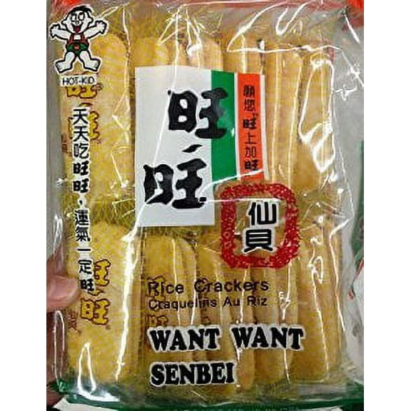 NineChef Bundle - Want-Want Senbei Rice Crackers 92g /3.25 Oz (Pack of 1) + 1 NineChef ChopStick