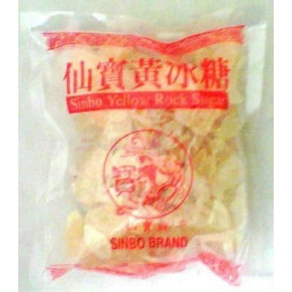 NineChef Bundle - Sinbo Yellow Rock Candy Rock Sugar (pack of 1) + 1 NineChef Brand Long Handle Spoon