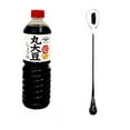 thumbnail image 1 of NineChef Bundle - Yamasa - Marudaizu Soy Sauce 34 fl. oz ( Pack 3) + 1 NineChef Spoon, Naturally Brewed Preservative Free,Japan Imported, 1 of 1