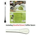 thumbnail image 1 of NineChef Bundle - Yuki Love Japanese Rice Cake Mochi Daifuku (Green Tea Flavor Pack 1) Plus NineChef Brand Long Handle Spoon, 1 of 4