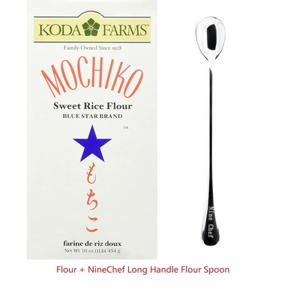 NineChef Koda Farms Bundle - NineChef Spoon Plus Koda Farms Mochiko Sweet Rice Flour 16oz (1 box )