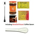 thumbnail image 1 of NineChef Set - Lao Gan Ma Spicy Chili Crisp (Pack 1) Spicy Chinese Chili Oil Hot Sauce with Roasted Chili Pepper Flakes 7.41oz 210g Plus NineChef Brand Ice Tea Coffee Long Handel Spoon, 1 of 8