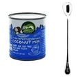 thumbnail image 1 of NineChef Set - Nature's Charm Coconut Milk Sweetened Condensed (Pack of 12) + one NineChef Long Handle Spoon, 1 of 6