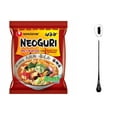 thumbnail image 1 of NineChef Set - Nongshim Neoguri Spicy Seafood with Udon-Style Noodle(Neoguri Flavor, 5 Pack) plus NineChef Brand Long Handle Spoon, 1 of 7