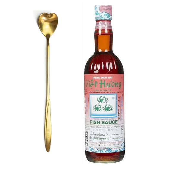 NineChef Three Crabs Bundle - NineChef Spoon Plus Three Crabs Viet Huong Fish Sauce 24 FL Oz (Pack 1)