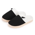 thumbnail image 1 of NineCiFun Ladies House Slippers Memory Foam Slippers for Women Comfortable Warm Cosy Non Slip Indoor Outdoor Home Slippers Black 5-6, 1 of 9