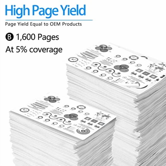 NineLeaf (1,600 Pages per Compatible Toner Cartridge Replacement for Canon 125 CRG-125 3484B001 to use in imageCLASS MF3010 LBP-6030 LBP-6000 LBP-6018 LBP-6018W LBP-6040 Printer (2