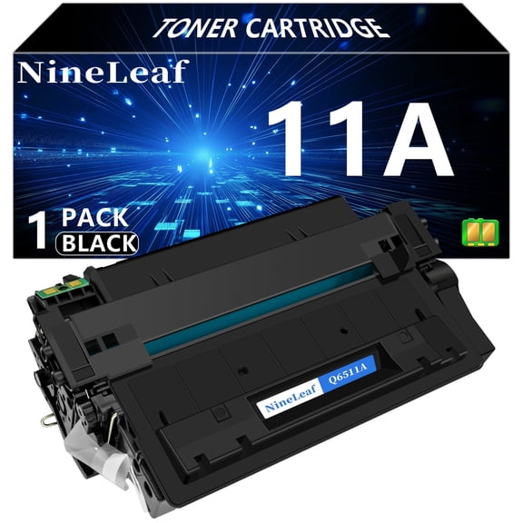 NineLeaf 1-Pack 11A Q6511A Toner Cartridge Compatible Replacement for Laser Jet 2400 2410 2410N 2420 2420D 2420N 2420DN 2420DTN 2430 2430N 2430TN 2430dtn Printer