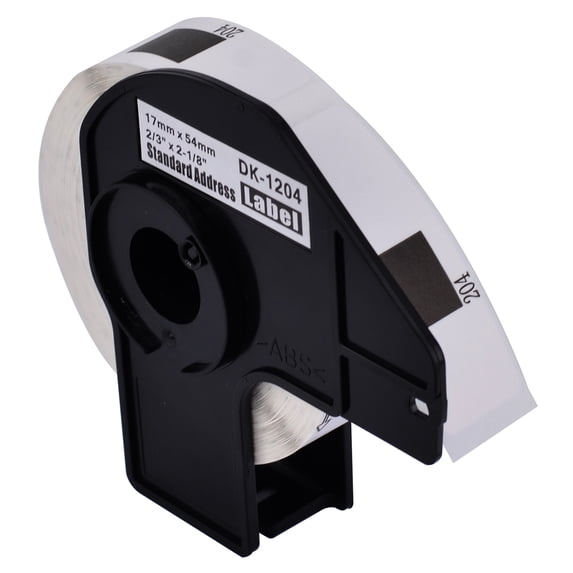 NineLeaf 1 Roll Compatible for Brother DK-1204 0.66 in x 2.1 in Die-Cut Multipurpose Address Labels, 400 Labels Per Roll