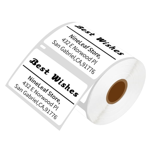 NineLeaf 1 Roll Compatible for DYMO 1785378 4 in x 2-5/16 in Shipping Postage High Capacity Thermal Labels, 575 Labels Per Roll