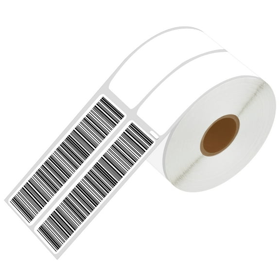 NineLeaf 1 Roll Compatible for DYMO 30253 1-1/8 in x 3-1/2 in 2-up Address Barcode Labels, 700 Labels Per Roll