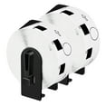 thumbnail image 1 of NineLeaf 2 Rolls Compatible for Brother DK-1218 Diameter 1 in Die-Cut Round Labels, 1000 Labels Per Roll, 1 of 7