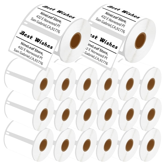 NineLeaf 20 Rolls Compatible for DYMO 1785378 4 in x 2-5/16 in Shipping Postage High Capacity Thermal Labels, 575 Labels Per Roll