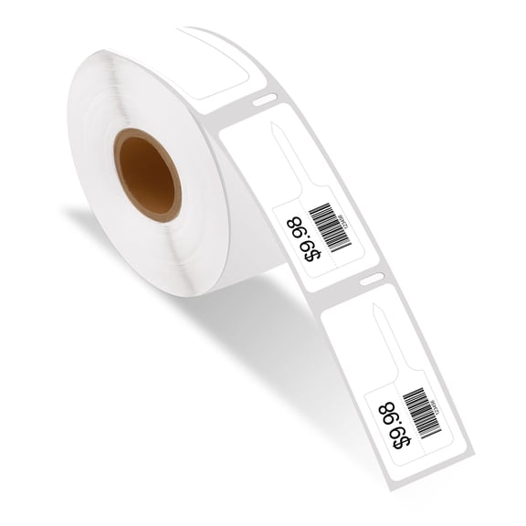 NineLeaf 20 Rolls Compatible for DYMO 30373 7/8 in x 15/16 in Price Tag Thermal Film Labels, 400 Labels Per Roll