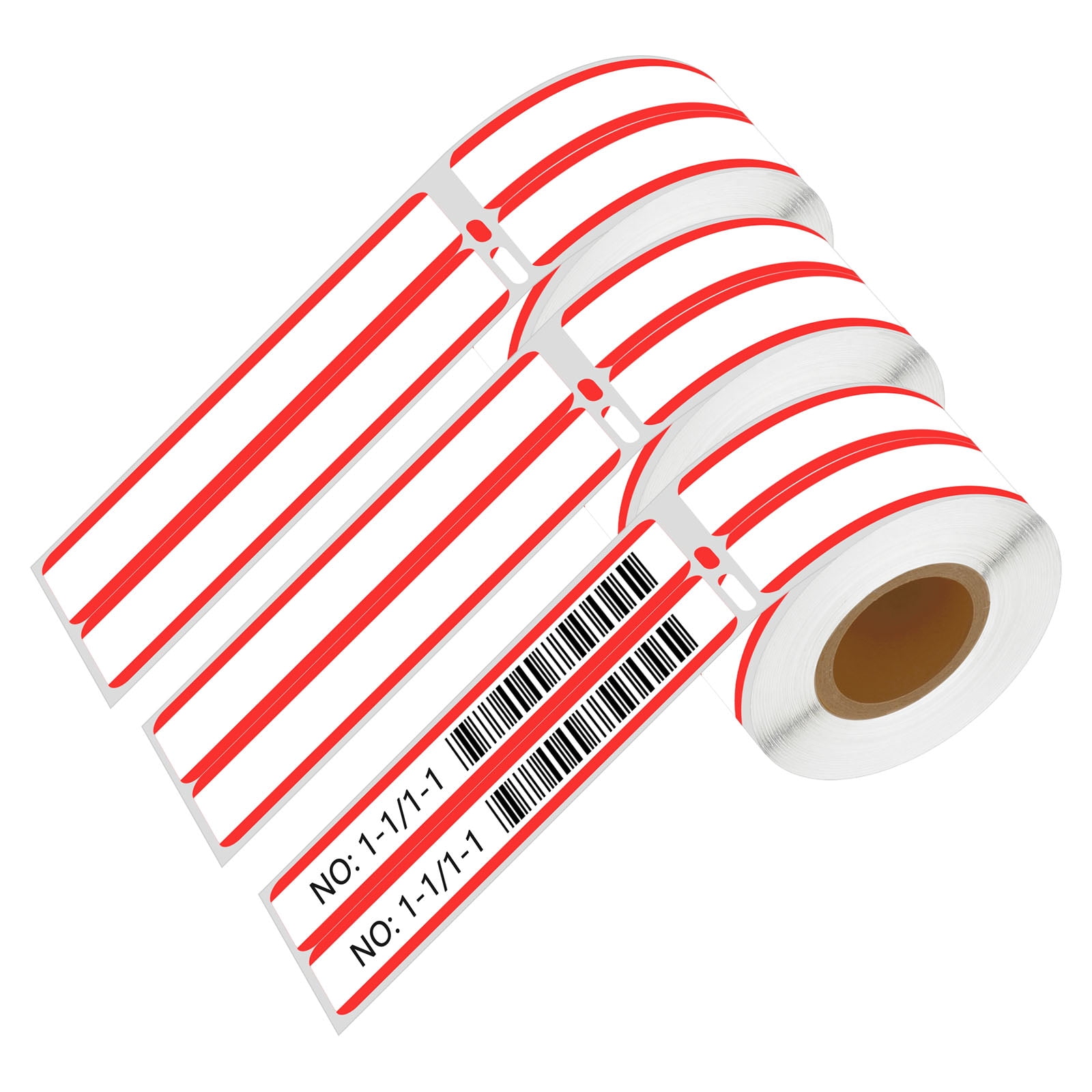NineLeaf 3 Rolls Compatible for DYMO 30276 9/16 in x 3-7/16 in White w ...
