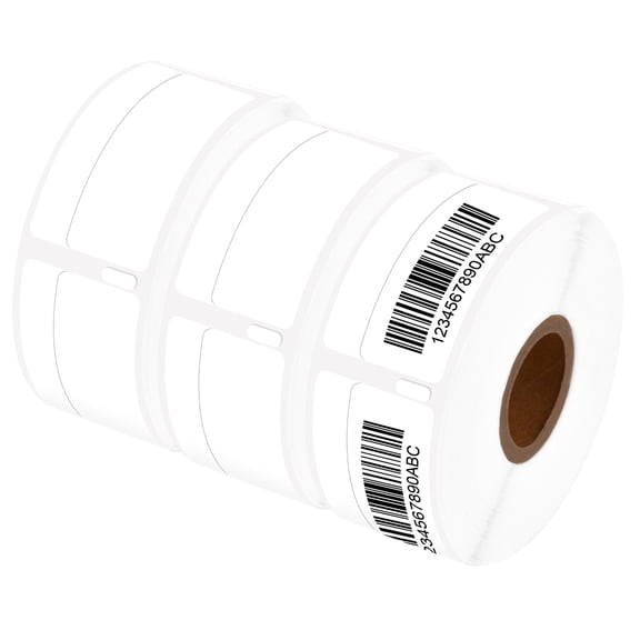 NineLeaf 3 Rolls Compatible for DYMO 30330 3/4 in x 2 in Shipping Address Barcode Direct Thermal Labels, 500 Labels Per Roll