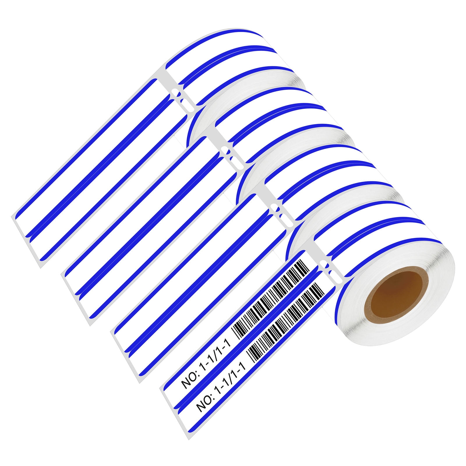 NineLeaf 4 Rolls Compatible for DYMO 30275 9/16 in x 3-7/16 in White w ...