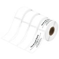 thumbnail image 1 of NineLeaf 4 Rolls Compatible for DYMO 30320 1-1/8 in x 3-1/2 in Shipping Address Barcode Mailing Direct Thermal Labels, 260 Labels Per Roll, 1 of 6