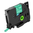 thumbnail image 1 of NineLeaf 50 Pack Compatible for Brother P-touch TZe-715 TZe715 TZ-715 TZ715 6mm 1/4'' White on Green Laminated TZe TZ Label Tape 0.23" x 26.2ft, 1 of 7