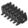 thumbnail image 1 of NineLeaf 6 Pack Compatible for Brother P-touch TZe-MQ355 TZ-MQ355 24mm 1'' White on Matte Black Laminated TZe TZ Label Tape 0.94" x 16.4ft, 1 of 7