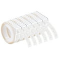 thumbnail image 1 of NineLeaf 6 Pack Compatible for Dymo 520101 3D Plastic Embossing Label 3/8'' x 9.8' White on Clear Label Tape, 1 of 6