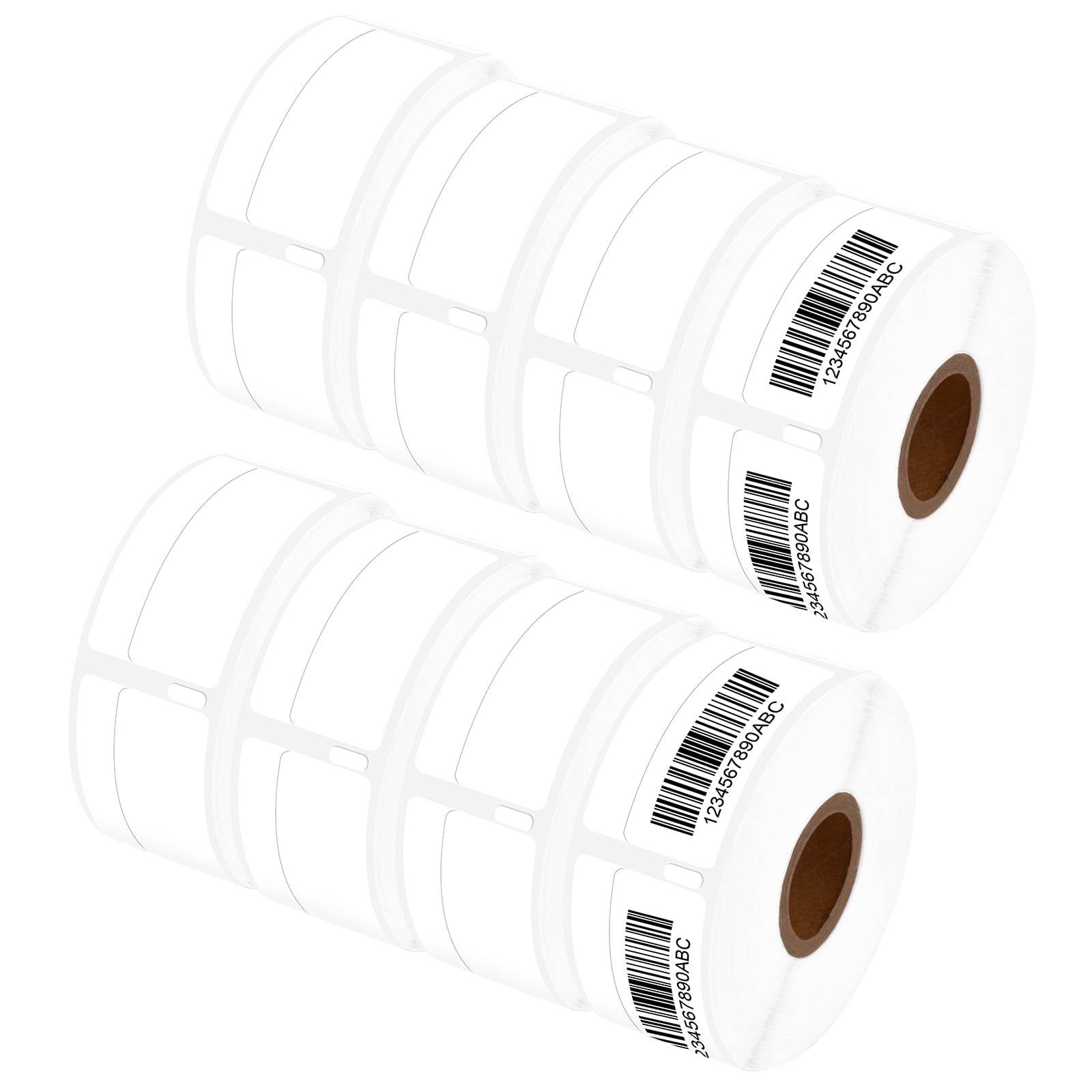 NineLeaf 8 Rolls Compatible for DYMO 30330 3/4 in x 2 in Shipping Address Barcode Direct Thermal Labels, 500 Labels Per Roll