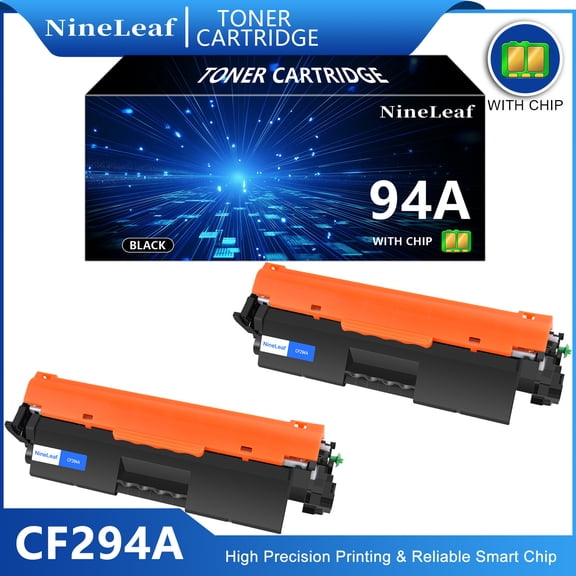 NineLeaf 94A Compatible Toner Cartridge Replacement for HP CF294A 94A Black Toner Cartridge use for Laser Jet Pro M148dw M148fdw M118dw M149fdw Series Printers(2 Pack,1200 Pages)