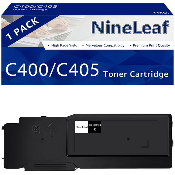 NineLeaf C400 C405 High-Yield Black Compatible Toner Cartridge Replacement for Xerox Versa Link C400 C405 C400D C400DN C405N C405DN Printer C400/C405,10500 Pages (1-Pack )
