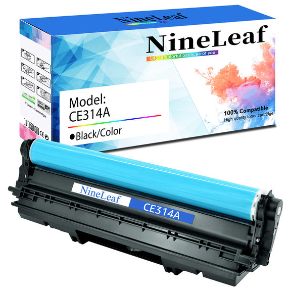 NineLeaf Compatible Imaging Drum Unit Replacement for HP 126A CE314A work for Laser Jet CP1025 CP1025nw Pro M275nw Color MFP M175nw M176nw M177fn M177fw Printer (Black/Color, 1 Pack)