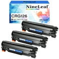 thumbnail image 1 of NineLeaf Compatible Toner Cartridge Replacement for Canon 126 CRG126 3483B001 to use in ImageClass LBP6230dw LBP6200d LBP6230 LBP6200 Printer (Black,3 Pack), 1 of 8