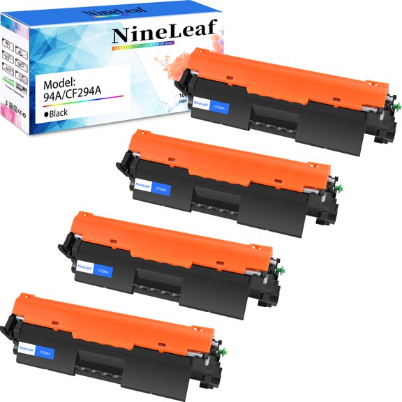 NineLeaf Compatible Toner Cartridge Replacement for HP 94A CF294A to use for MFP M148dw M148fdw M118dw M149fdw Printer (4 Pack Black)