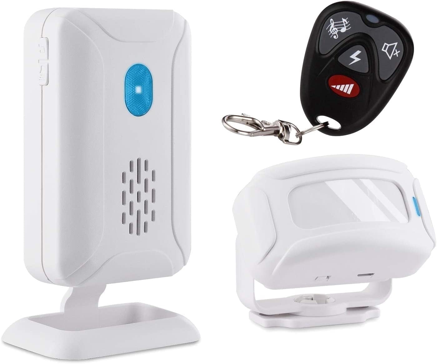 NineLeaf Door Chimes when Door Opens, Wireless Motion Sensor Alarm, Motion Detector for Home/Business/Store Entrance Alert, 918 Feet, 36 Tunes, 5 Volume Levels (1 Receiver + 1 Sensor+ 1Remote)