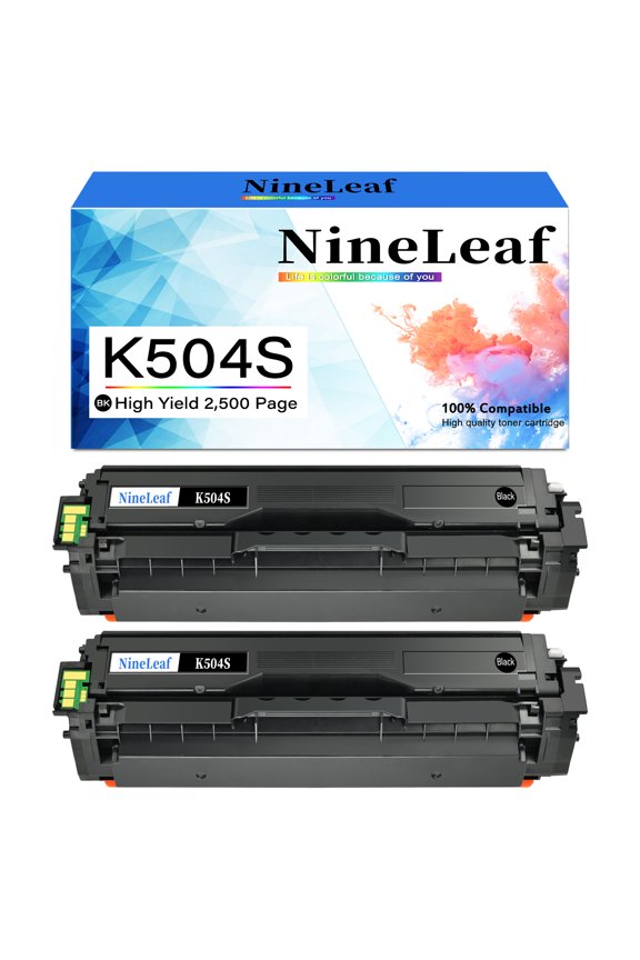 High-Yield Toner Cartridge Replacement Compatible for Samsung 504 504S CLT-K504S CLT-504S Compatible for CLP-415NW CLX-4195FW SL-C1810W C1860 SL-C1860FW Laser Printer(1Pack,Black)