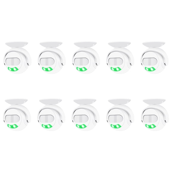 NineLeaf Motion Sensor Doorbell,Motion Activated Voice Player,Entrance Welcome Doorbell,95dB Sound,MP3 Support,USB-C Powered,Dual Directional Sensing,Ideal for Home,Store,Office,10PK