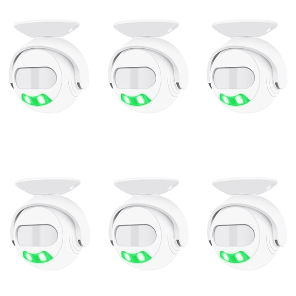 NineLeaf Motion Sensor Doorbell,Motion Activated Voice Player,Entrance Welcome Doorbell,95dB Sound,MP3 Support,USB-C Powered,Dual Directional Sensing,Ideal for Home,Store,Office,6PK