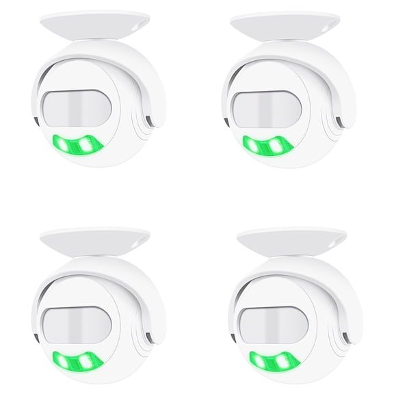 NineLeaf Motion Sensor Doorbell,Motion Activated Voice Player,Entrance Welcome Doorbell,95dB Sound,MP3 Support,USB-C Powered,Dual Directional Sensing,Ideal for Home,Store,Office,4PK